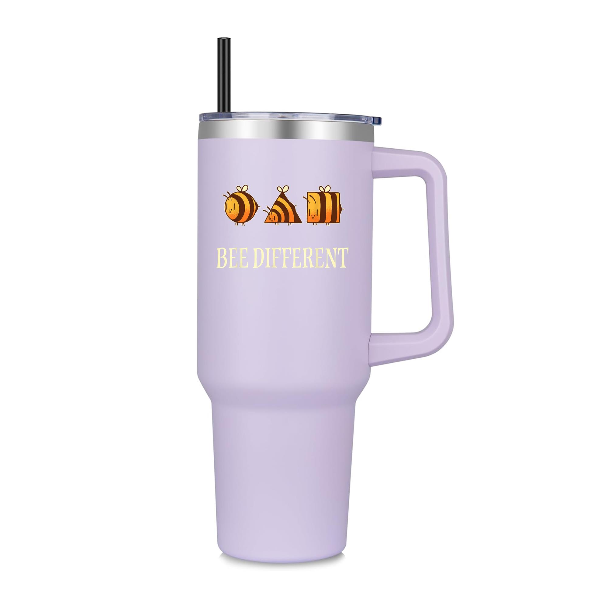 Bee Different Shape 40oz Stainless Steel Tumbler