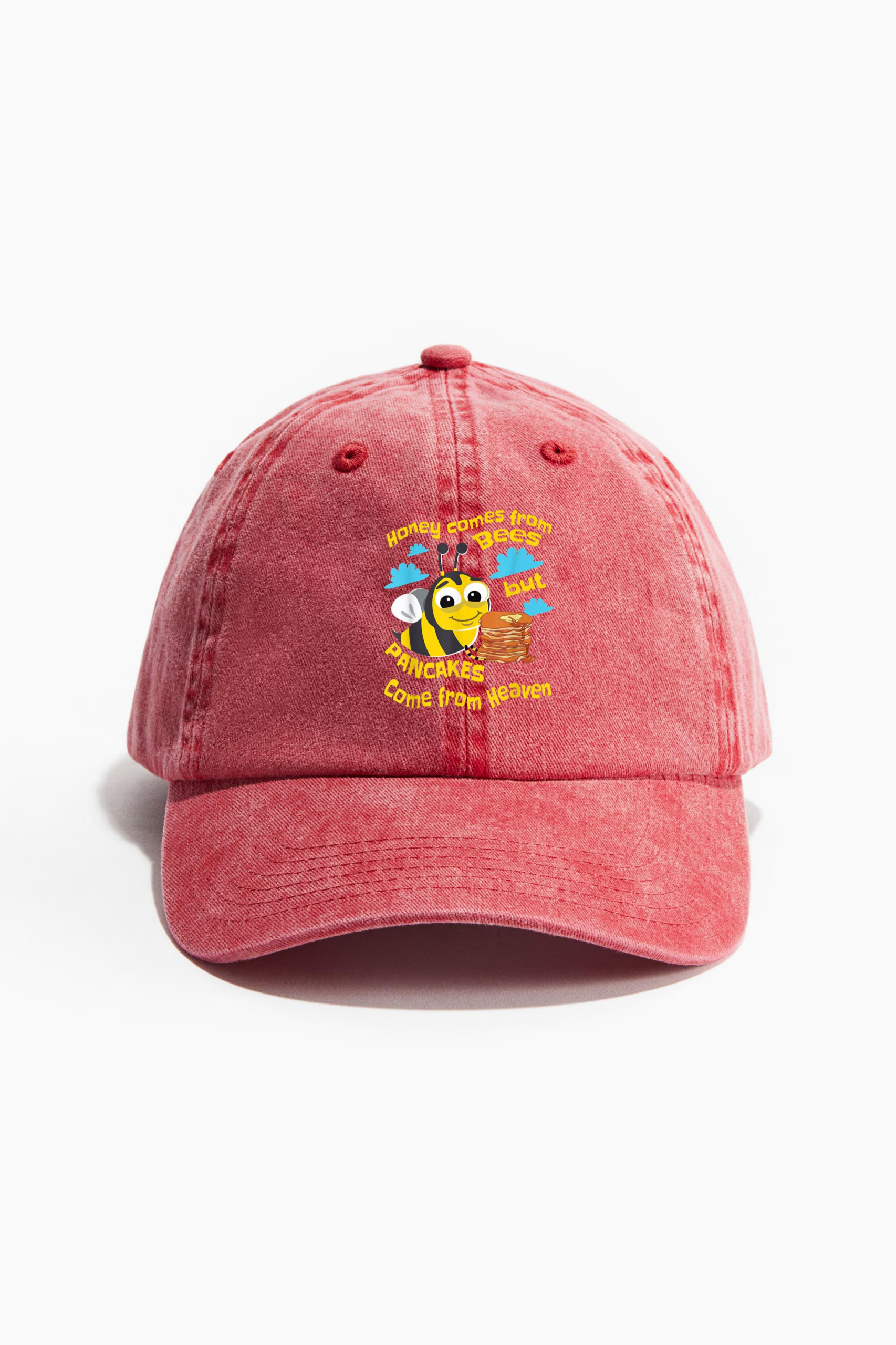 Sweet Bee Beekeeper Pancake Brunch Cotton Twill Cap 