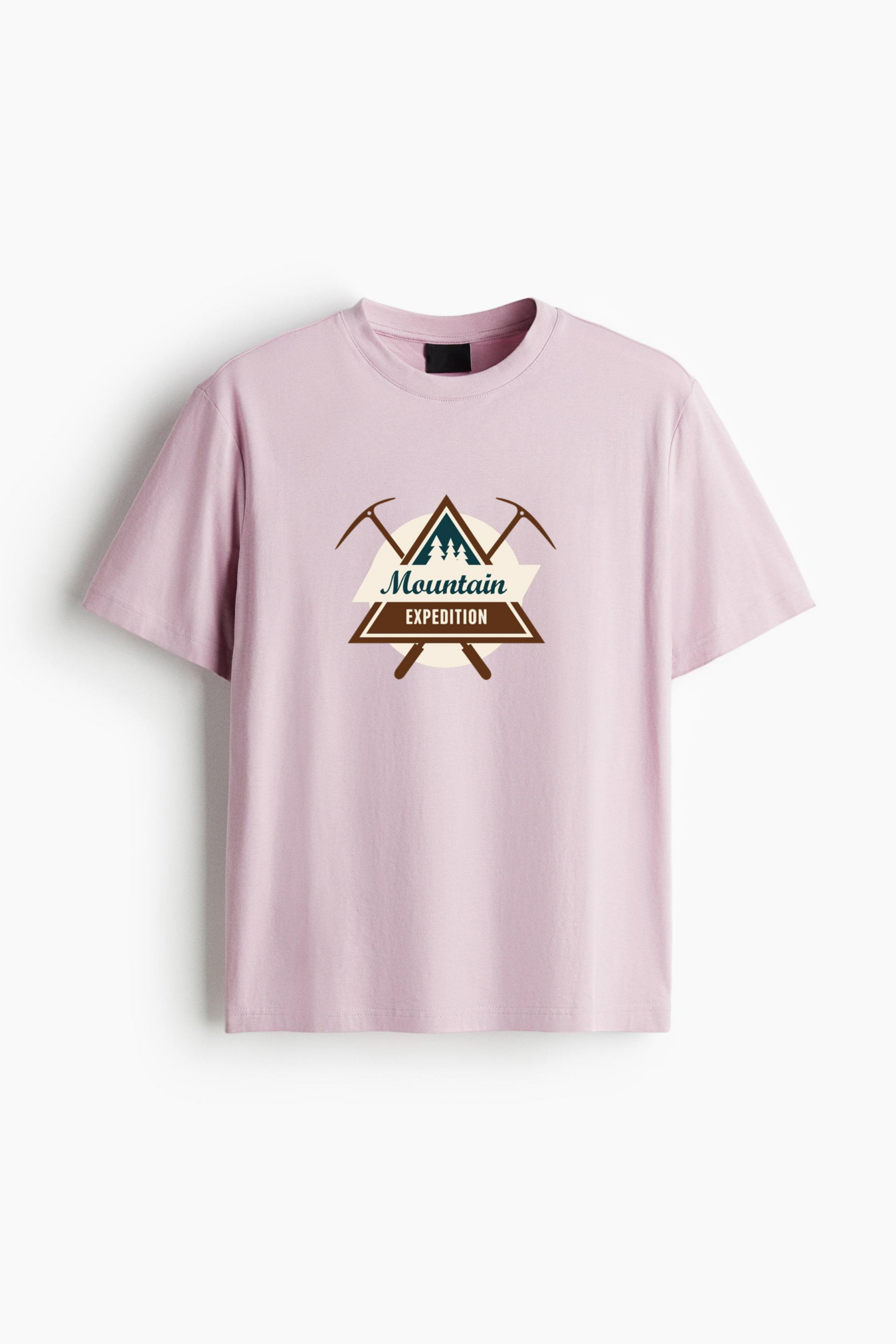 Triangled Mountain Expedition Badge Oversized T-Shirt 