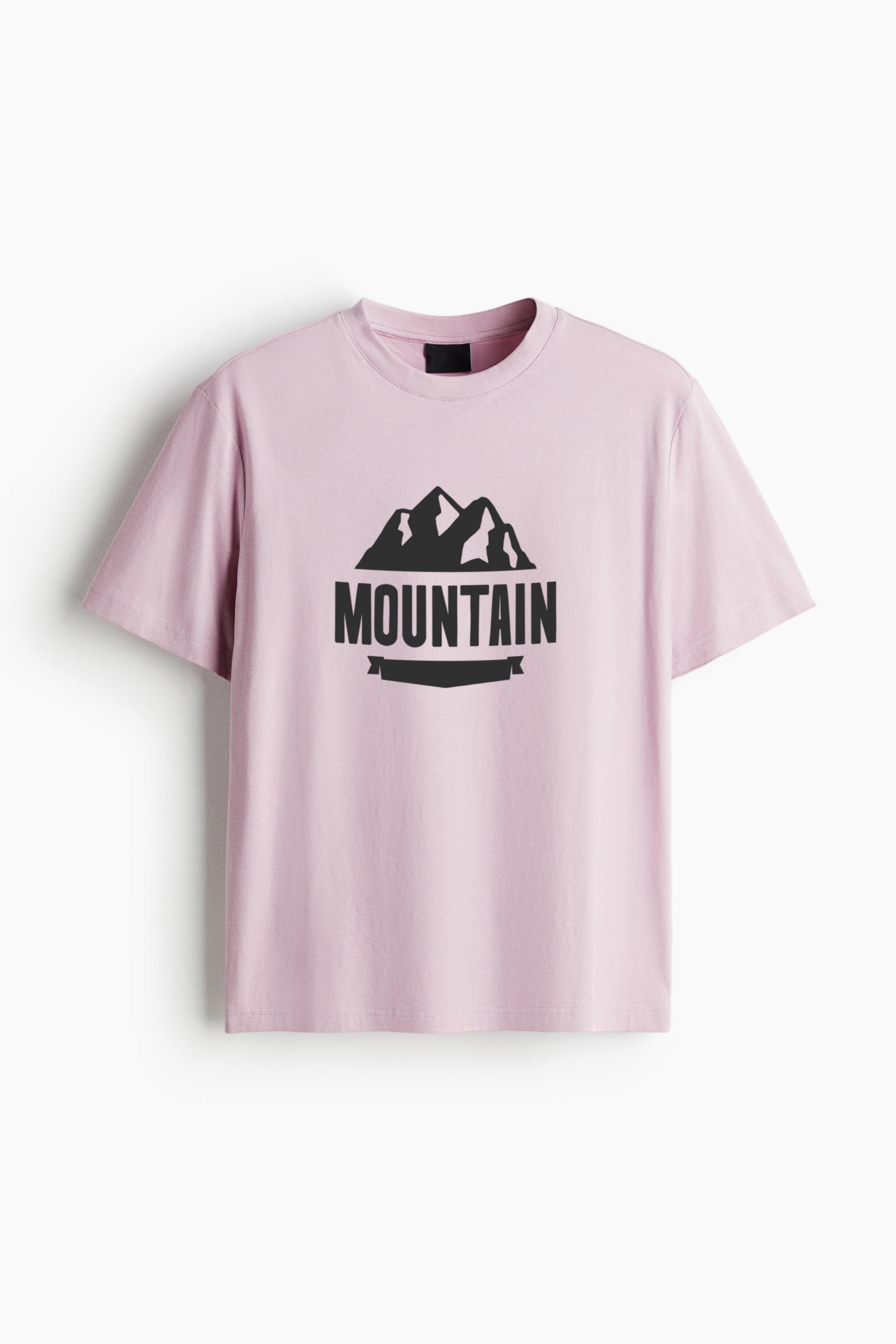 Vintage Mountain Logo Oversized T-Shirt 