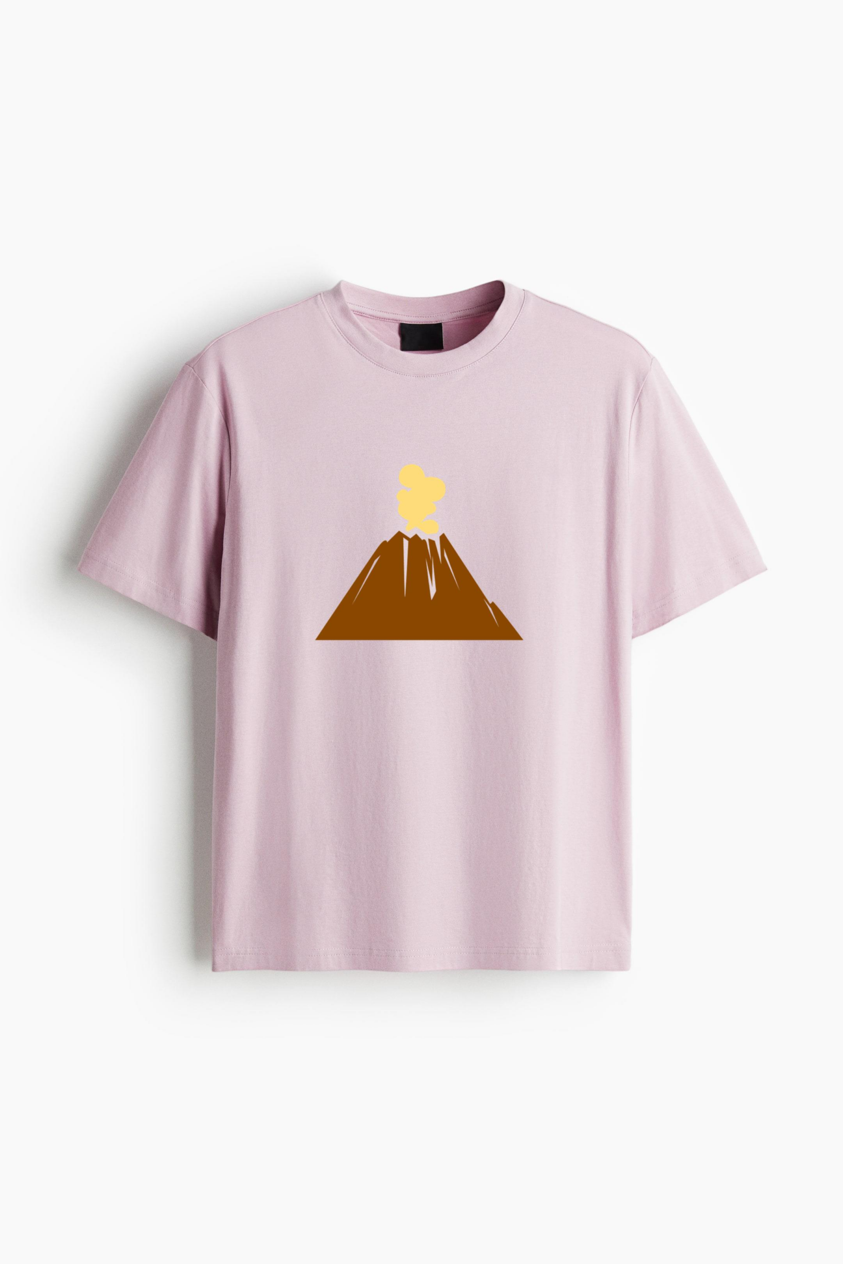 Volcano Icon Oversized T-Shirt 