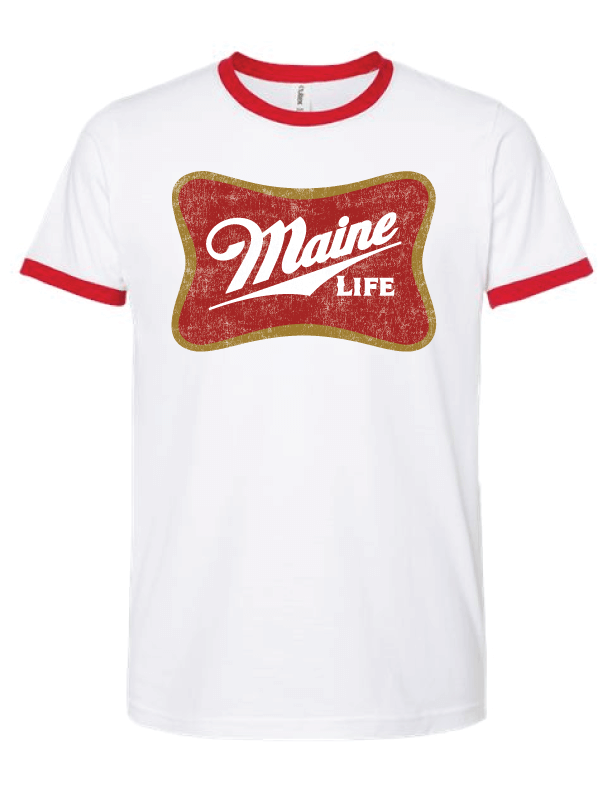 Vintage Maine Life Classic Ringer Tee
